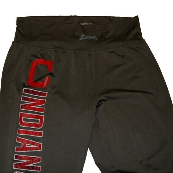 Zubaz Leggings Stretch Pants XL Cleveland Indians - Picture 4 of 6
